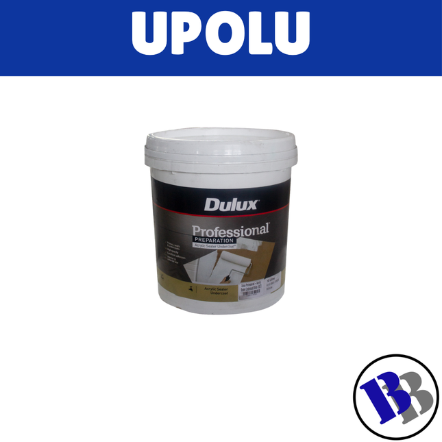 Dulux Professional Paint Acrylic Block Sealer White 20L - "PICKUP FROM BLUEBIRD LUMBER & HARDWARE UPOLU ONLY"