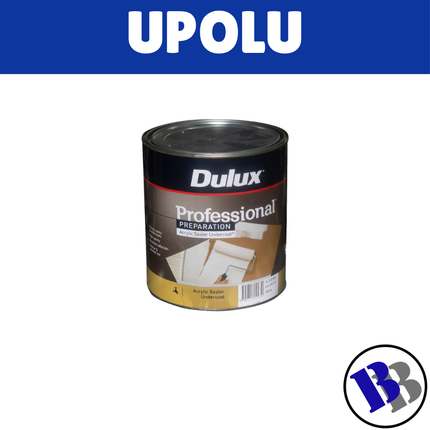 Dulux Professional Paint Acrylic Block Sealer White 4L - "PICKUP FROM BLUEBIRD LUMBER & HARDWARE UPOLU ONLY"
