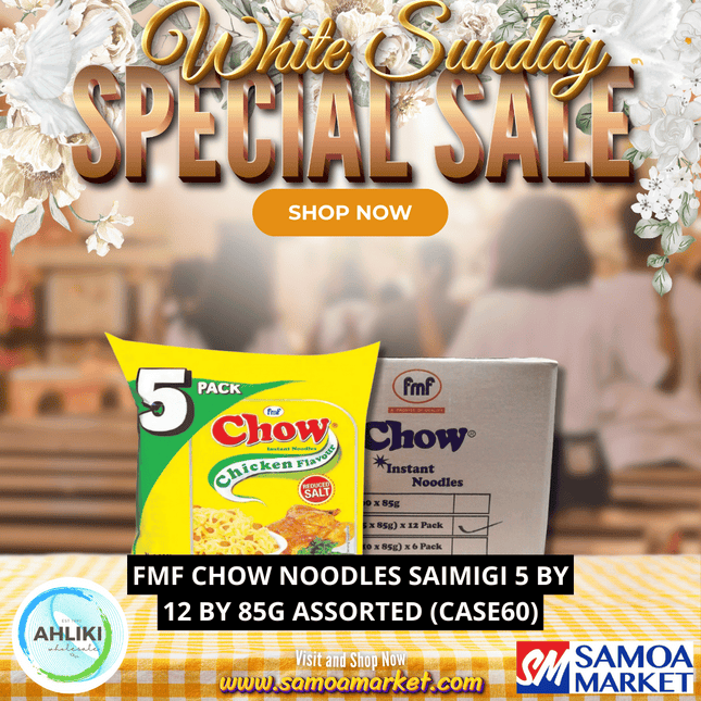 FMF Chow Noodles Saimigi 5 By 12 By 85g Assorted (Case60) "PICKUP FROM AH LIKI WHOLESALE"