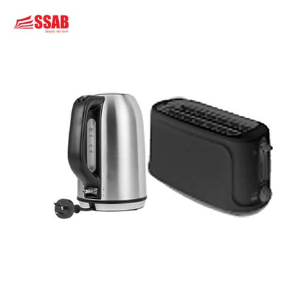GEVI 4 SLICE TOASTER/ANKO S/S KETTLE 1.7L