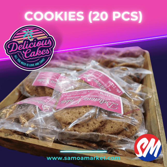 Cookies (20 Pcs) "PICK UP FROM DELICIOUS CAKES, LEPEA"