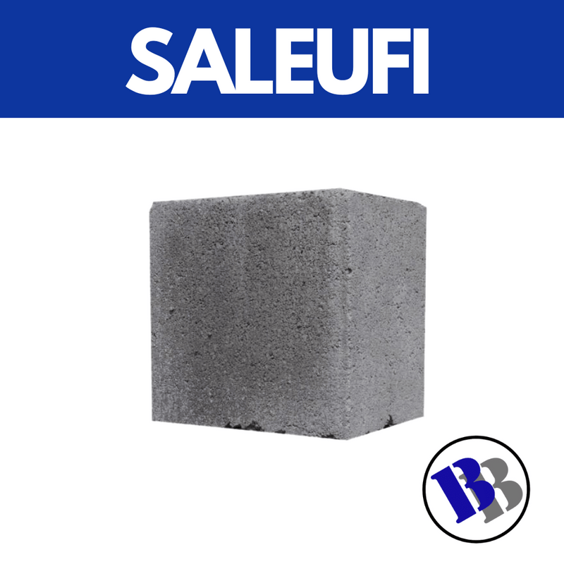 Concrete Block 150mm (6") Half - HIGH DEMAND, MAY HAVE TO WAIT FOR PRODUCTION - Substitute if sold out  - "PICKUP FROM BLUEBIRD LUMBER SALEUFI"