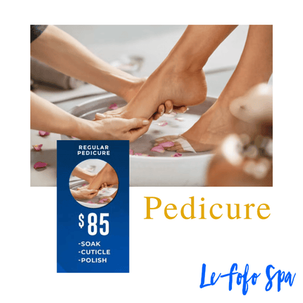 Regular Pedicure "PICKUP FROM LE FOFO SPA at FUGALEI"