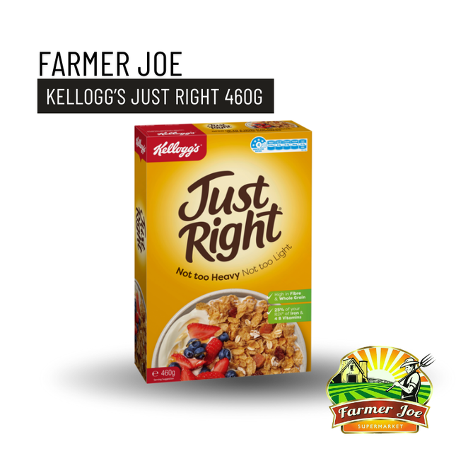 Kellogg's Just Right 460g "PICKUP FROM FARMER JOE SUPERMARKET UPOLU ONLY"