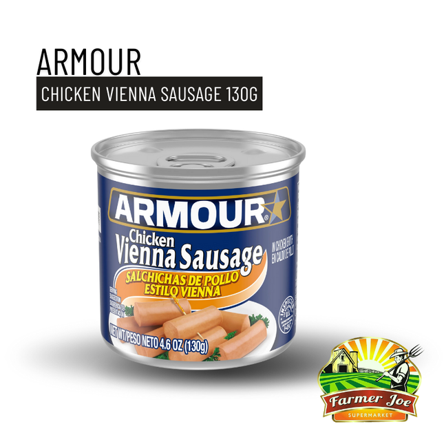Armour Vienna Sausage 130g "PICKUP FROM FARMER JOE SUPERMARKET UPOLU ONLY"