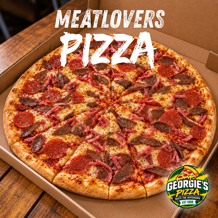 Meat Lovers Pizza “PICKUP FROM GEORGIES PIZZA TAUFUSI, UPOLU”
