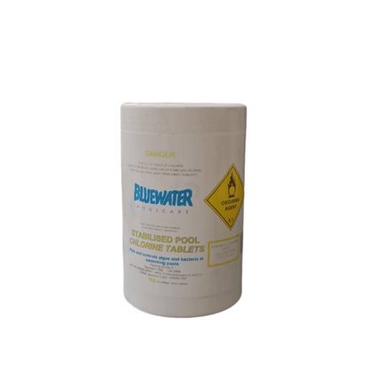 Chlorine Trichlor ( 1KG Tablets) BLUE WATER - Substitute if sold out "PICKUP FROM BLUEBIRD LUMBER & HARDWARE