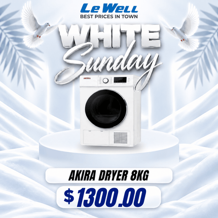 Akira Dryer 8kg (PICK UP FROM LE WELL COMPANY SAVALALO ONLY)