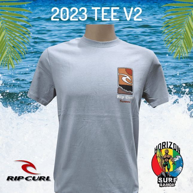 2023 Rip Curl Samoa Destination Tee - V2 Grey - Samoamarket.com