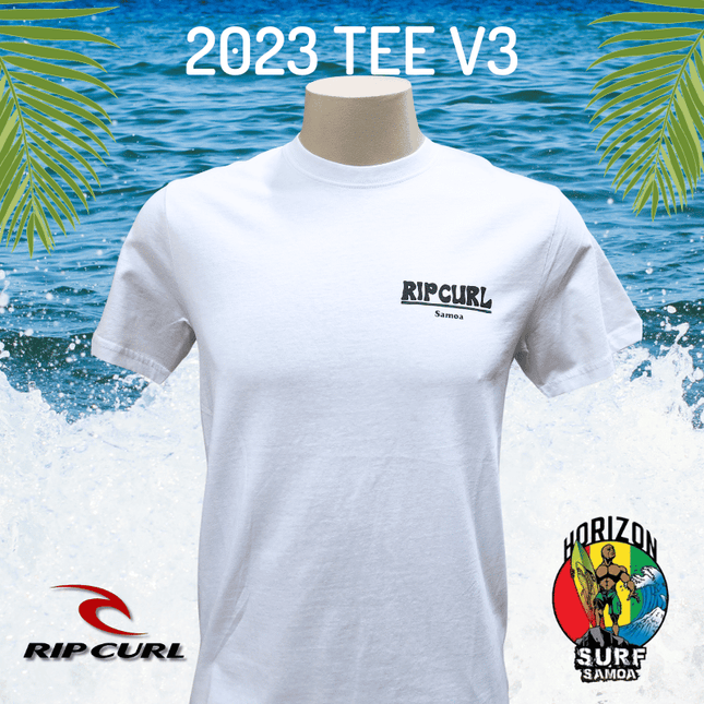 2023 Rip Curl Samoa Destination Tee - V3 White - Samoamarket.com