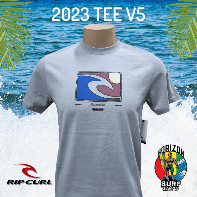 2023 Rip Curl Samoa Destination Tee - V5 Grey [Front design only] - Samoamarket.com
