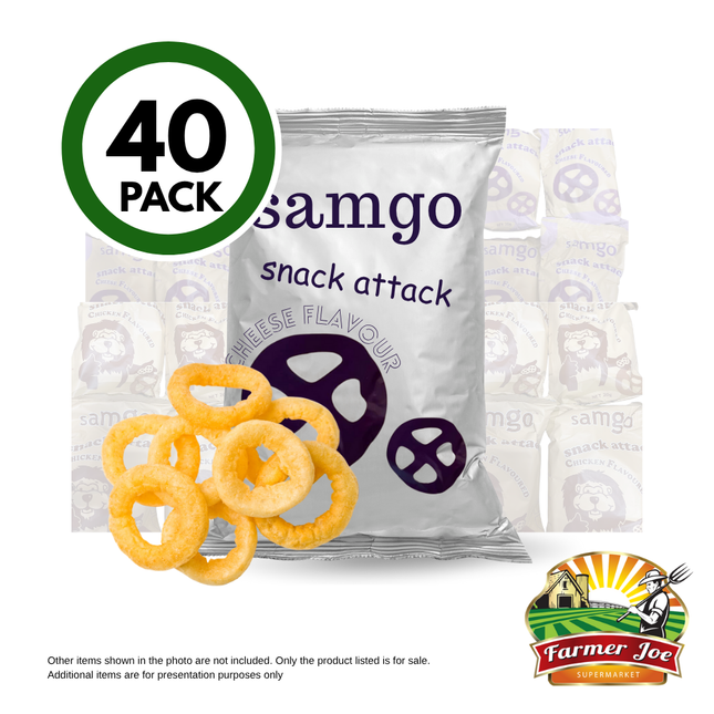 Samgo Snacks Cheese/Chicken 40pcs "PICKUP FROM FARMER JOE SUPERMARKET VAITELE ONLY"
