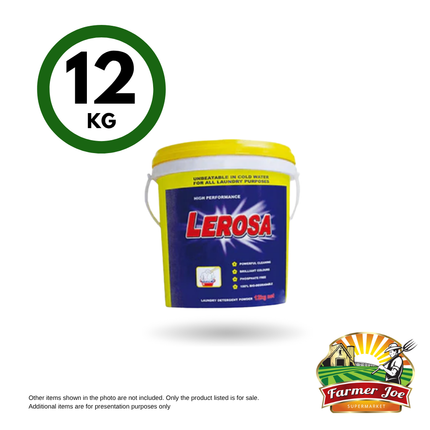 Lerosa Washing Powder 12Kg "PICKUP FROM FARMER JOE SUPERMARKET VAITELE ONLY"