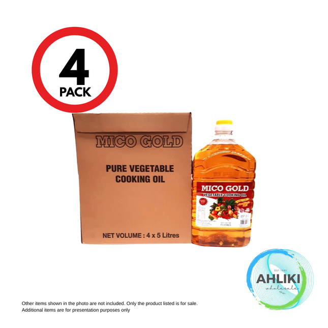 Mico Gold Cooking Oil 5Ltrs 4PACK [SOLD OUT] "PICKUP FROM AH LIKI WHOLESALE"