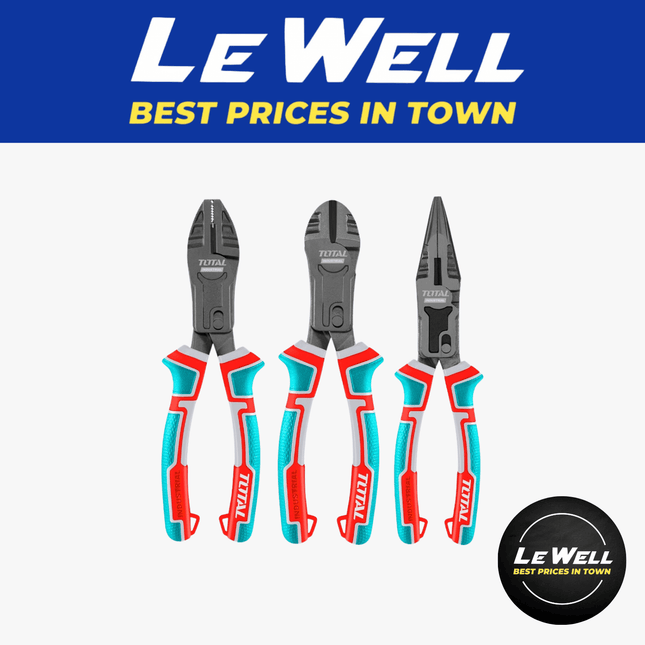 TOTAL 3PCS Compound Pliers (PICK UP FROM LE WELL COMPANY SAVALALO ONLY)