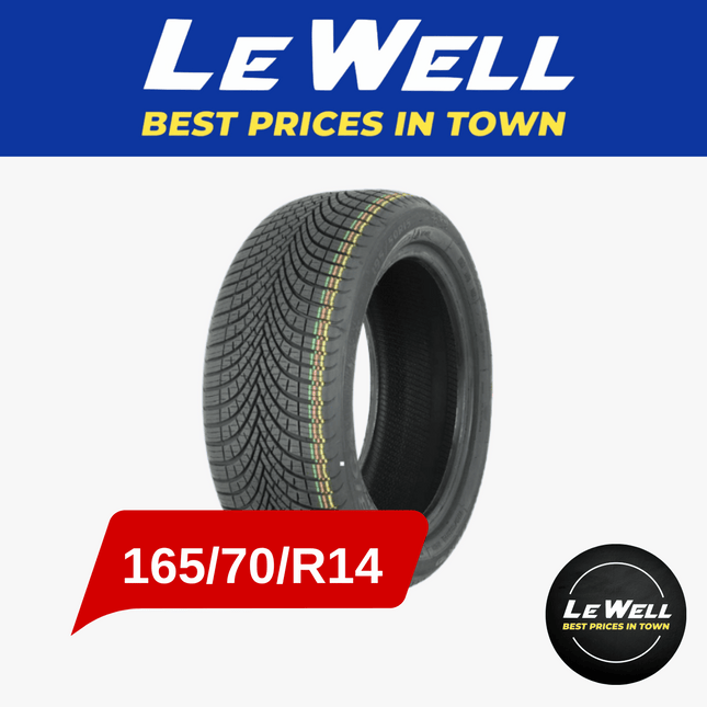 Car Tyre 165/70/R14 (PICK UP FROM LE WELL COMPANY SAVALALO ONLY)