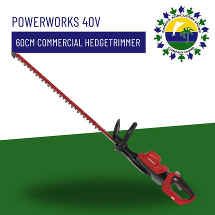 Powerworks 40V 60cm Commercial Hedgetrimmer