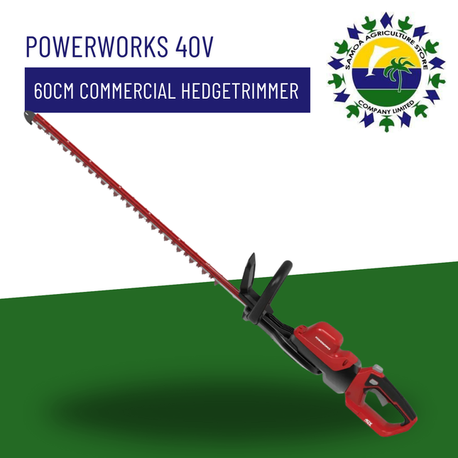 Powerworks 40V 60cm Commercial Hedgetrimmer