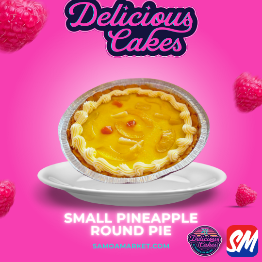 Small Pineapple Round Pie [PICK UP FROM DELICIOUS CAKE]