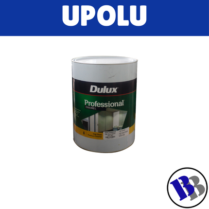 Dulux Professional Paint Enamel Highgloss White 10L - "PICKUP FROM BLUEBIRD LUMBER & HARDWARE UPOLU ONLY"