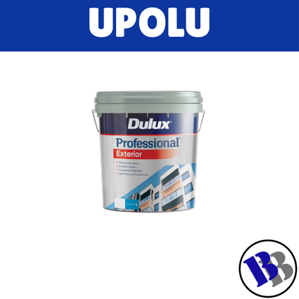 Dulux Professional Paint Acrylic Ext/Int Low Sheen White 20L - "PICKUP FROM BLUEBIRD LUMBER & HARDWARE UPOLU ONLY"
