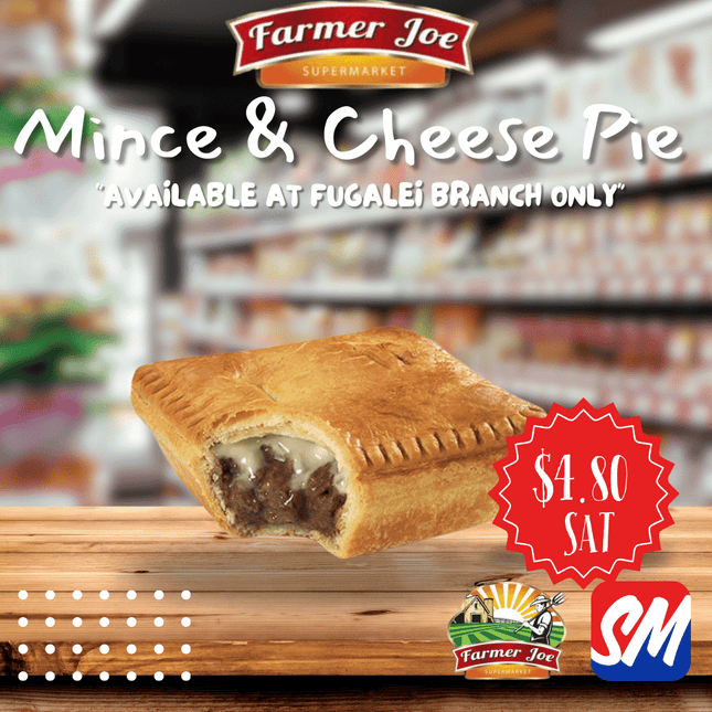 Mince and Cheese Pie  "PICK UP FROM FARMER JOE SUPERMARKET FUGALEI ONLY"