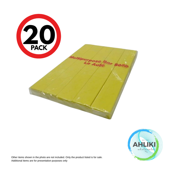 Le Aute Bar Soap 20PC 550g Multipurpose "PICKUP FROM AH LIKI WHOLESALE"