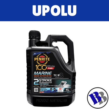 Engine Oil 2 Stroke Outboard TCW3 Semi SYN 4L - "PICKUP FROM BLUEBIRD LUMBER & HARDWARE"