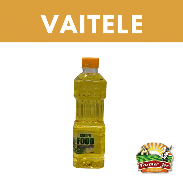 Golden Food Vegetable Oil 500ml  "PICKUP FROM FARMER JOE SUPERMARKET VAITELE ONLY"