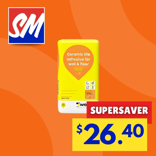 Tile Fix CTF BELCEM 20kg Weber - "PICKUP FROM BLUEBIRD LUMBER & HARDWARE UPOLU ONLY"