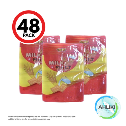 Trents Milk & Malt Biscuits 48PACK x 48g [SOLD OUT] "PICKUP FROM AH LIKI WHOLESALE"