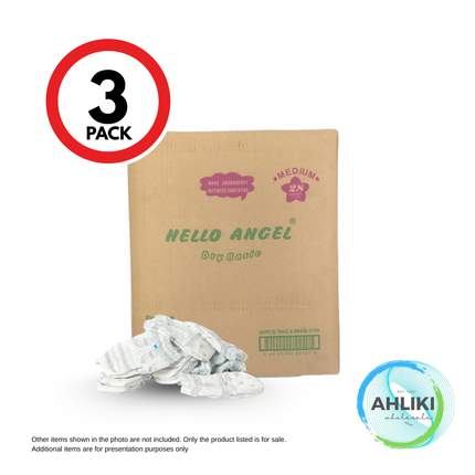 Hello Angel Diapers Nappies Medium 28s 3PACK "PICKUP FROM AH LIKI WHOLESALE"