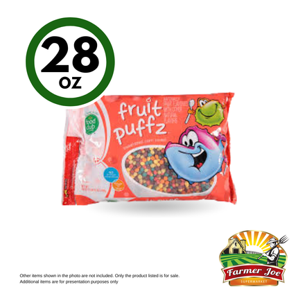 Food Club Fruit Puffs Cereal 28oz ''PICKUP FROM FARMER JOE SUPERMARKET VAITELE ONLY"