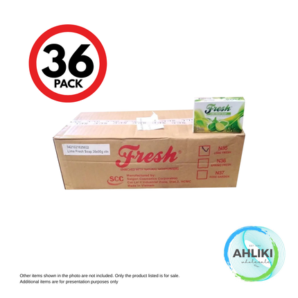 Lime Fresh Soap 36PACK x 90g "PICKUP FROM AH LIKI WHOLESALE"