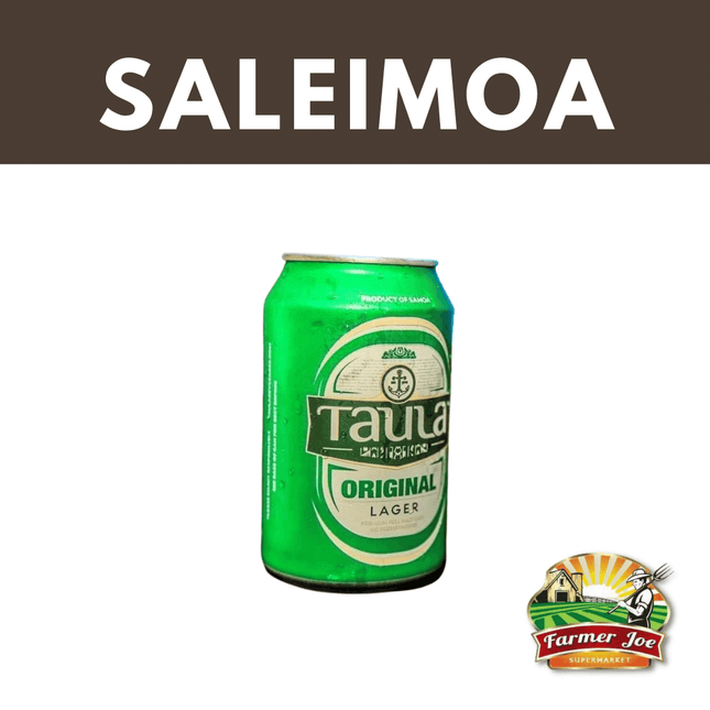 Taula Can Beer "PICKUP FROM FARMER JOE SUPERMARKET SALEIMOA ONLY"