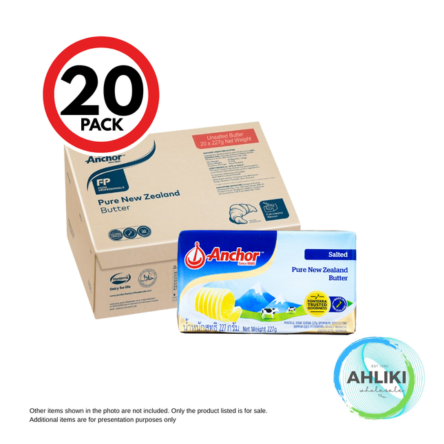 Anchor Butter 20PACK x 227g "PICKUP FROM AH LIKI WHOLESALE"