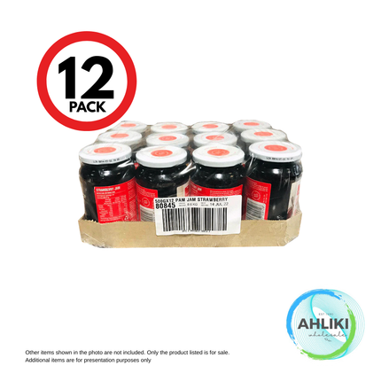 Pams Jams Siamu Assorted Flavours 500g 12PACK [SORRY, SOLD OUT] "PICKUP FROM AH LIKI WHOLESALE"