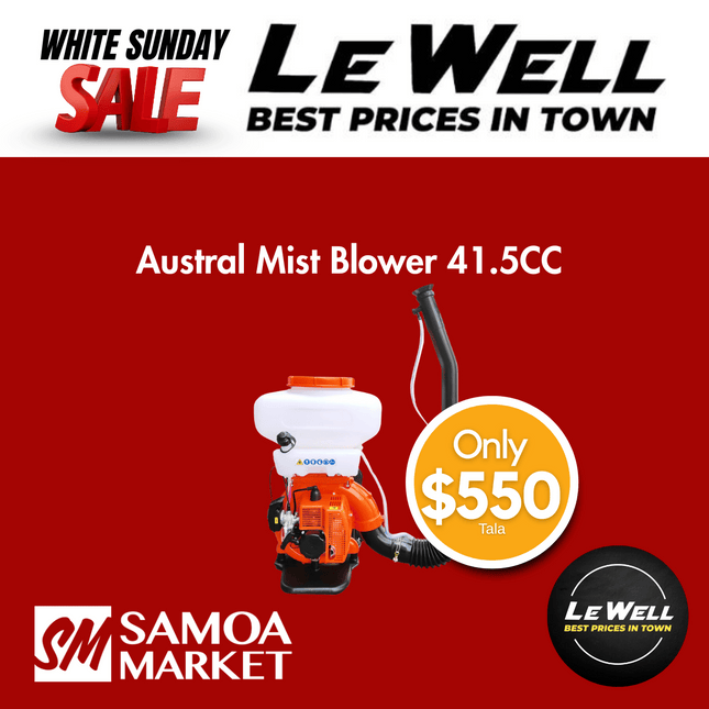 Austral Mist Blower 41.5CC (PICK UP FROM LE WELL COMPANY SAVALALO ONLY)
