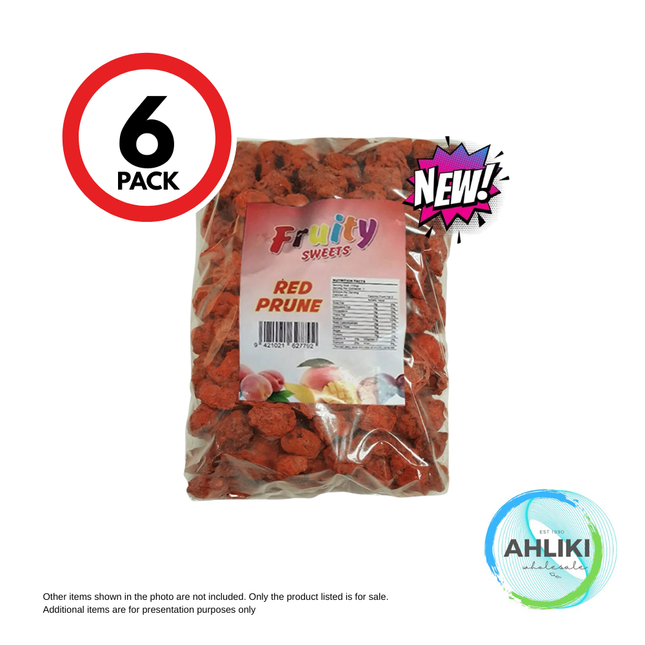 Preserved Red Prune Lollies 6PACK x 450g "PICKUP FROM AH LIKI WHOLESALE"