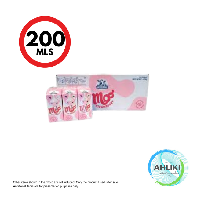 Devondale UHT Moo Strawberry Milk 200ml [NOT AVAIL AT SALELOLOGA BRANCH] "PICKUP FROM AH LIKI WHOLESALE"