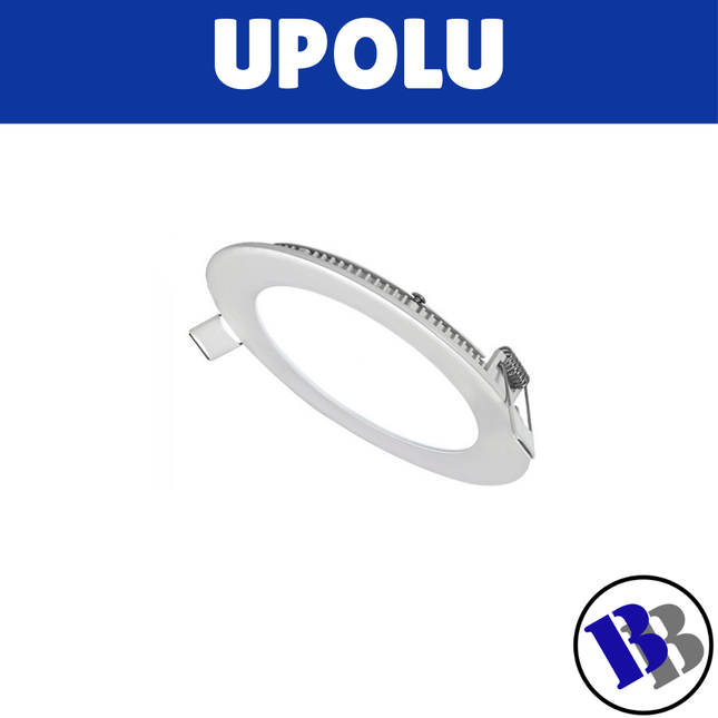 Anern LED Ceiling Panel Light Recessed Round 12W Daylight White - "PICK UP AT BLUEBIRD LUMBER  HARDWARE UPOLU ONLY"