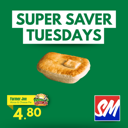 SUPER SAVER TUESDAYS! Mince & Cheese Pie "PICKUP FROM FARMER JOE SUPERMARKET VAITELE ONLY"