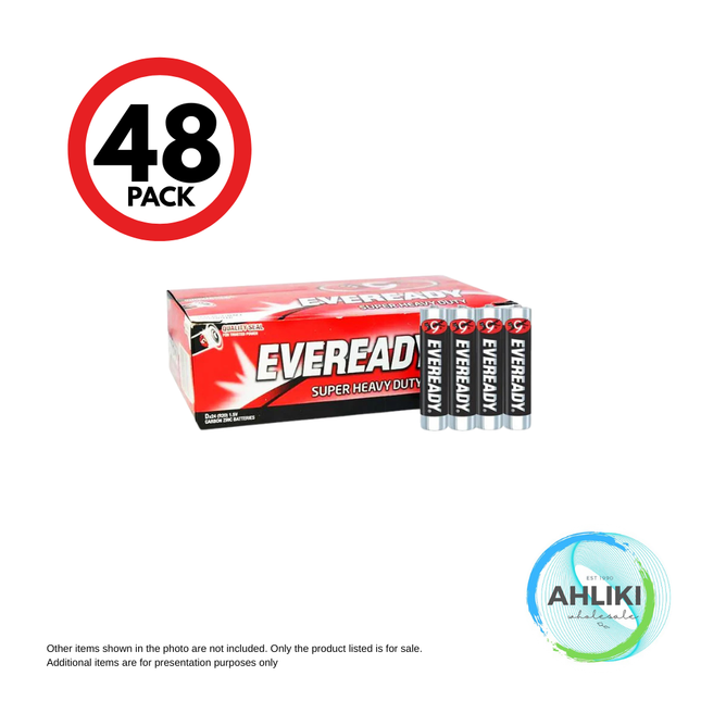 Eveready Batteries 1x48s Size AA 1215SW4 "PICKUP FROM AH LIKI WHOLESALE"