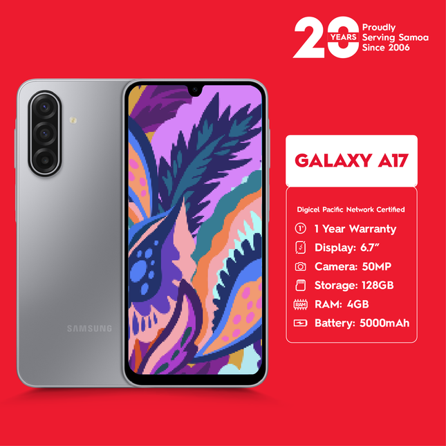 Galaxy A17 "PICK UP FROM DIGICEL SAMOA"
