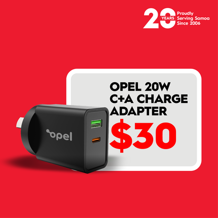 Opel 20W C+A Charge Adapter "PICK UP FROM DIGICEL SAMOA"