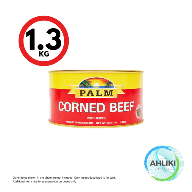 Palm Corned Beef 3PACK x 3lb (1.36KG) "PICKUP FROM AH LIKI WHOLESALE ONLY"