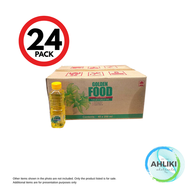 Golden Food Cooking Oil 250mls x 24 [SOLD OUT] "PICKUP FROM AH LIKI WHOLESALE"