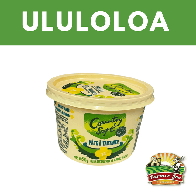 Country Soft Spread Butter 500g "PICKUP FROM FARMER JOE SUPERMARKET ULULOLOA ONLY"