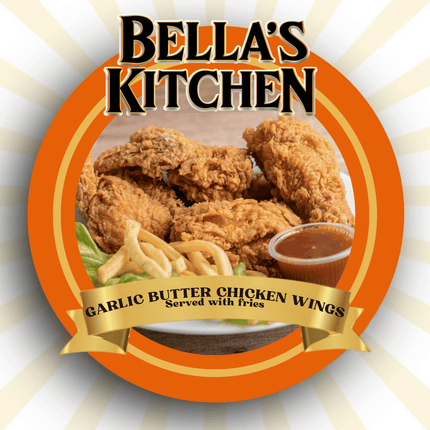 Garlic Butter Chicken Wings "PICKUP FROM BELLAS KITCHEN, TAUESE, APIA"