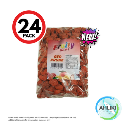 Preserved Red Prune Lollies 24PACKx450g "PICKUP FROM AH LIKI WHOLESALE"
